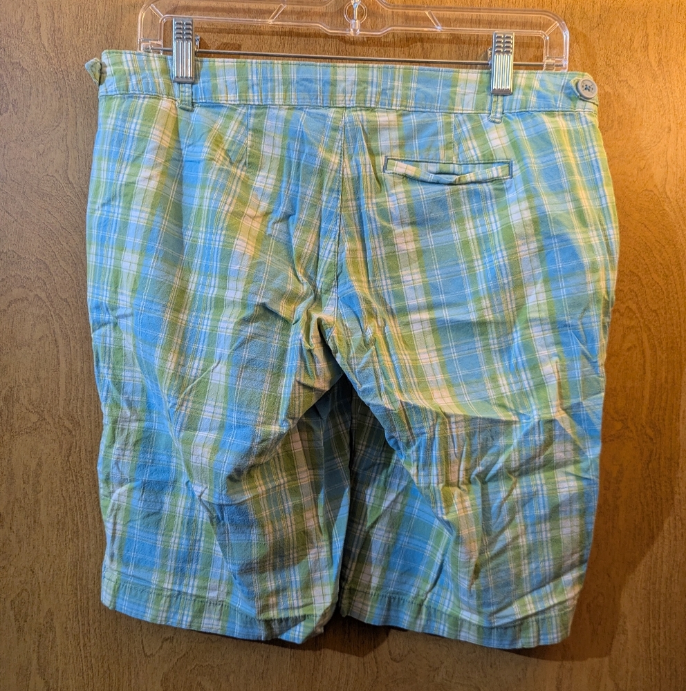 l.E.i. Juniors Multicolor Plaid Shorts - Picture 2 of 4